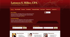 Desktop Screenshot of lsmillercpa.com