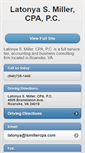 Mobile Screenshot of lsmillercpa.com