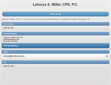 Tablet Screenshot of lsmillercpa.com